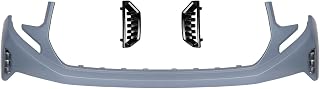 Suitable for Front Upper Bumper Cover Assembly for GMC Sierra 1500 (2022-2024) - Primed Plastic Fascia Replacement, OE Numbers: 85586094, 85638715, 85521047, 86599581, 87816453