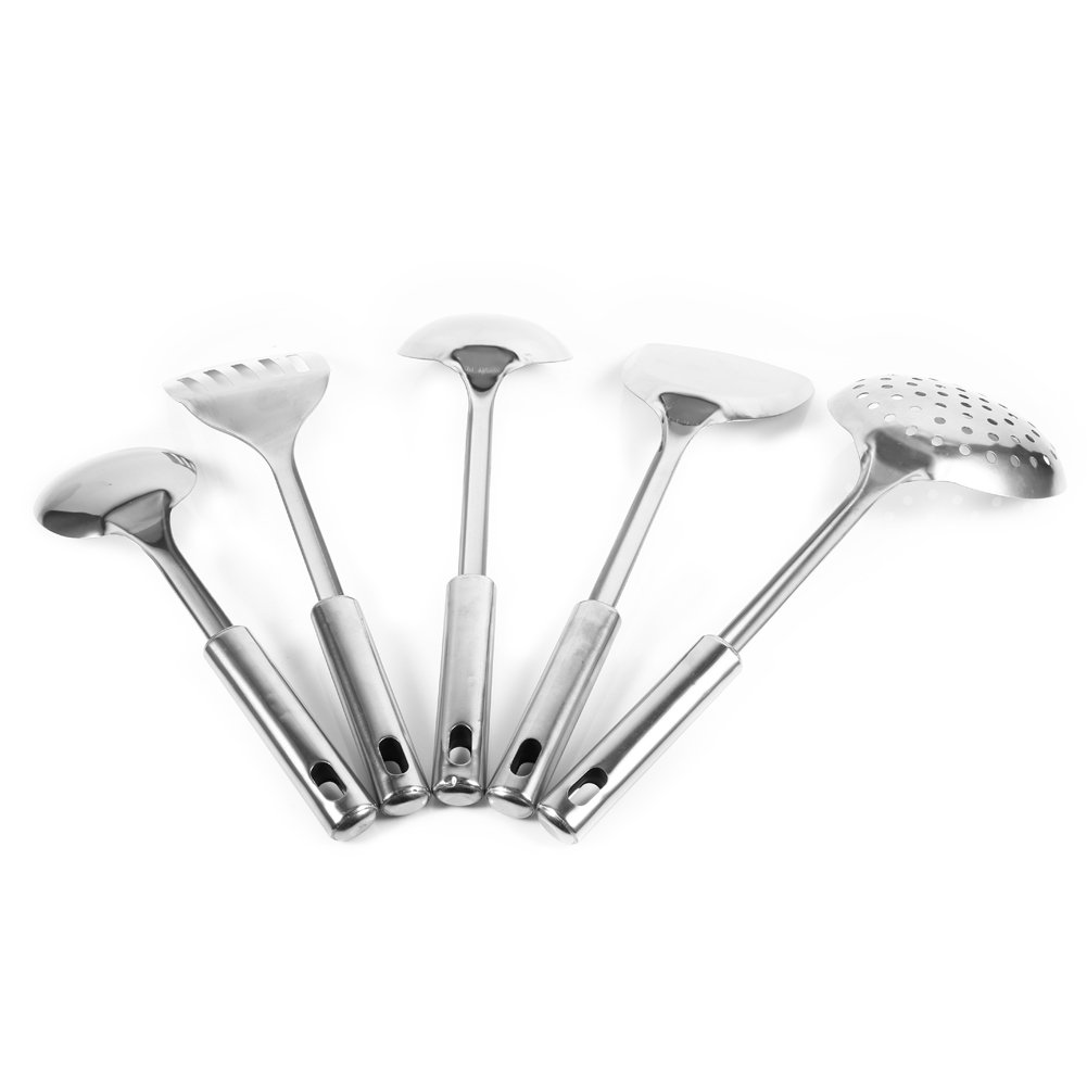 Vogue 405mm geperforeerde lepel met haak voor het serveren van warm eten