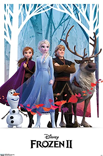 Trends International Disney Frozen 2 - Group Wall Poster, 22.375" x 34", Unframed Version