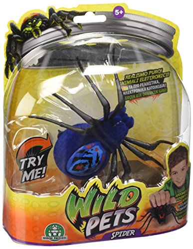 Preisvergleich Produktbild Giochi Preziosi Spielzeug Wild Pets - Interaktive Spinne mit LED - Beleuchtung