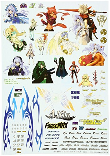Decal Itasha No.2 Shining Force Feather Aoshima pour maquette de voiture - 2