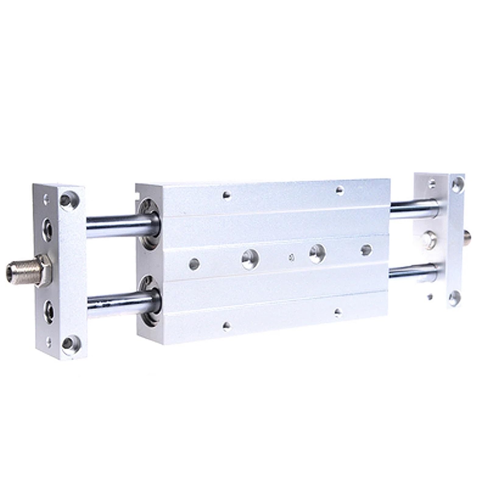 BIVOO Cilindro neumático de Doble Efecto Serie STMB25-175, Varilla de pistón Doble, lengüeta Deslizante, actuador de Aire, diámetro de 25mm, Carrera 175