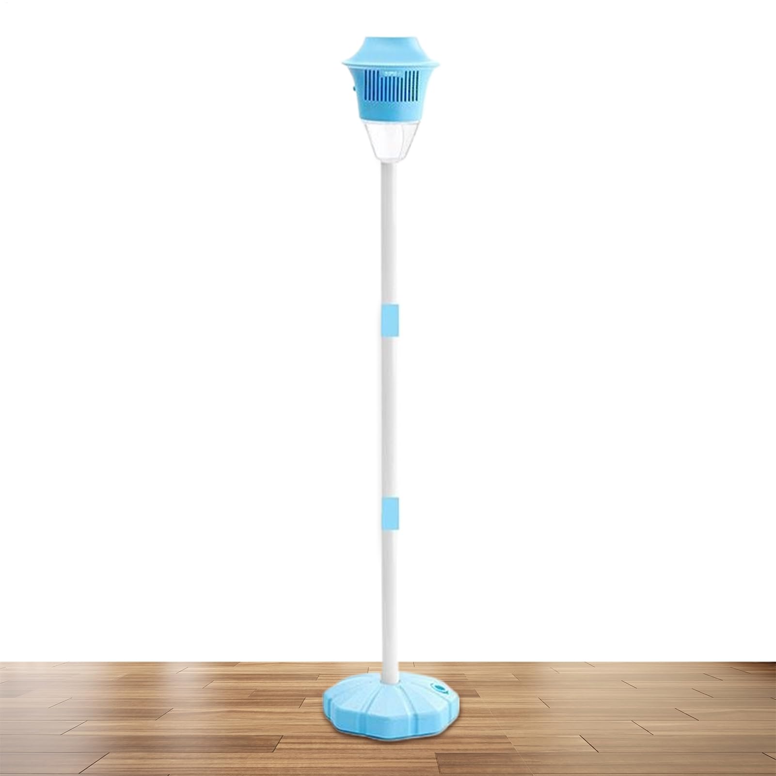 Stehende Seifenblasenmaschine, Gartenblasenfackel, LED-Licht-Musikfunktionen, kabellos, wiederaufladbar, Gartendekoration mit Blasen, ideal für Gehweg und Weg