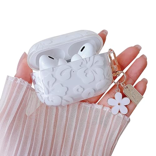 MINSCOSE AirPods Pro 2nd/1stP[XNAP[XA킢̉ԕ̔fUCAԕL[z_[tA\tgTPUیϏՌJo[AAirPods Pro/Pro 2p - zCg