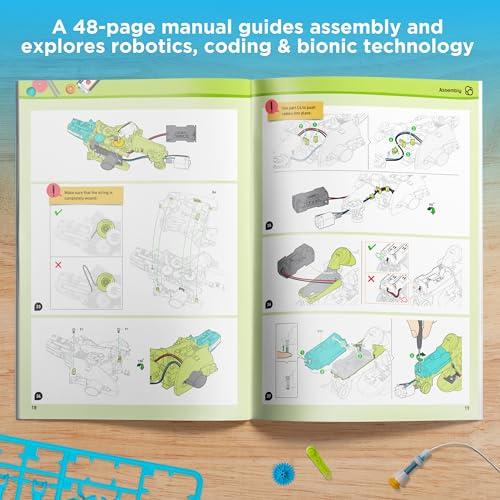 Thames & Kosmos My Robotic Pet: Coding Chameleon STEM Building & Experiment Kit | Color-Sensing Coding Robot for Boys & Girls Ages 8+, Screen-Free Educational Fun, Robotic Reptile with 3 Play Modes - Image 7