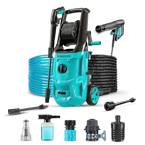 Image of KP-60 Portable High Pressure Washer, Car Washer, 2500W Motor,185 Bar Pressure, 9 L /min Flow Rate, 8m Hose - Portable for Car, Bike, Vehicle and Home Cleaning & Accessories