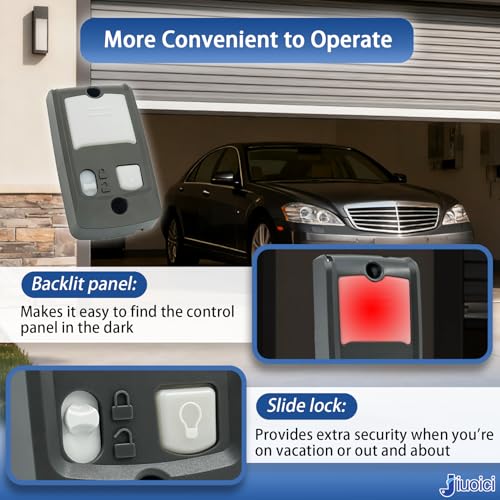 Image of Upgraded for Genie Garage Door Opener Wall Console for Genie Series II Openers, Replace 39165R GPWC-2WLB GBWCSL2-BX GBWC2-BX 37351R Wall Mount Wired Keypad, Sure-Lock & Vacation Lock & Light Button