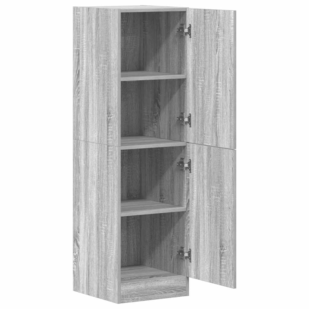 vidaXL Mueble de Cocina Madera ingeniería Gris Sonoma 38x41,5x131,5 cm