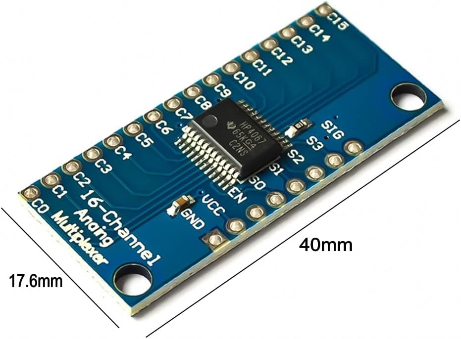 CD74HC4067 SCHEDA MULTIPLEXER Digitale Analogico 16 Canali Per - Foto 2