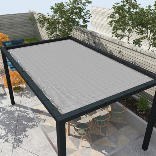 Toldos y velas para patio de 40x500 cm, mallas de ocultación transpirables en HDPE 3