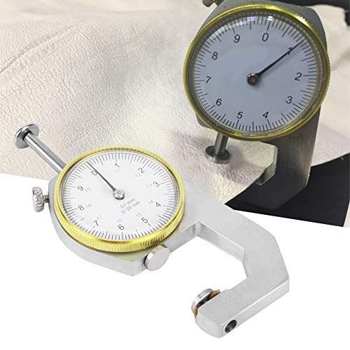Calibrador de espesores, herramienta de medición para joyería en aleación de aluminio, comprobador de grosor, micrómetro de espesor, probador de espesor para joyería miniatura 4