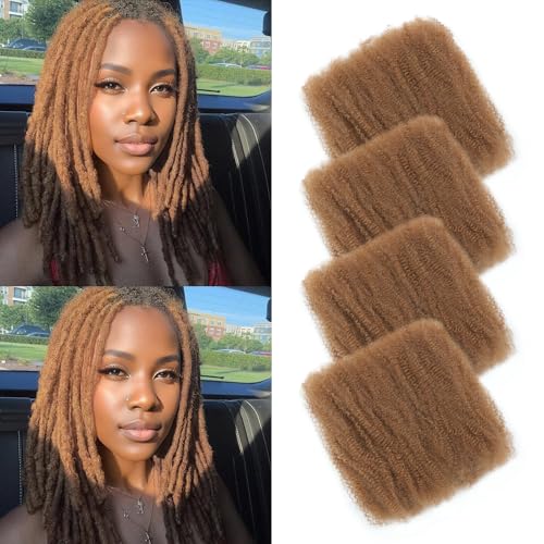 Afro Kinkys Bulk Human Hair 12 Inch Afro Kinky-Curly Human
