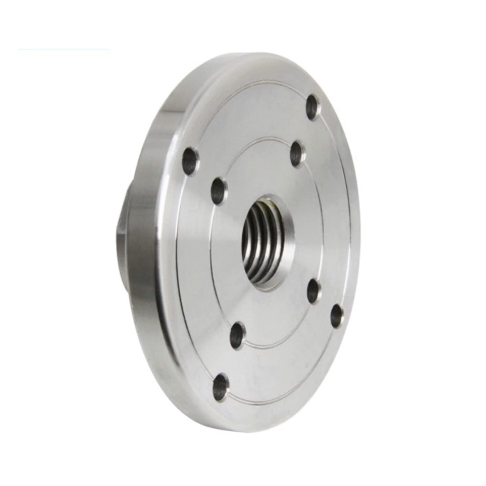 Lathe Chuck, 4'' 100mm for Threaded Woodworking Machine Turning Chuck Flange Faceplate(M18 X 2.5)