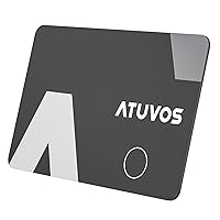 ATUVOS Air Tag Card Wallet Tracker Thin 1.6mm, Smart Tag compatibile con Apple Dov'è APP (solo iOS)