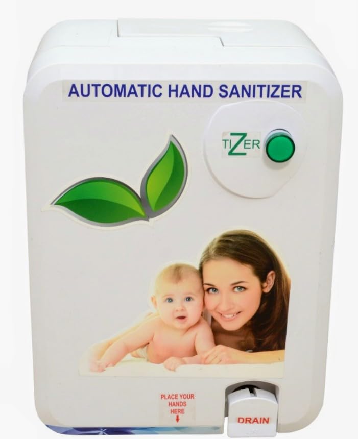 Automatic Hand Sanitizer Dispenser with 6-Liter Capacity,Touchless Sensor Dispenser.Wall Mounted.2-Way Dispensing Mechanism(Mist & Push Tap) First TIME in India.Easy to Clean-Easy to Refill