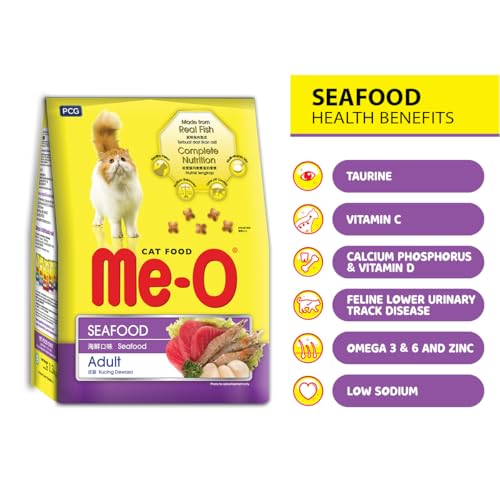 Image of Me-O Adult Dry Cat Food Sea Food Flavour 20 Kg