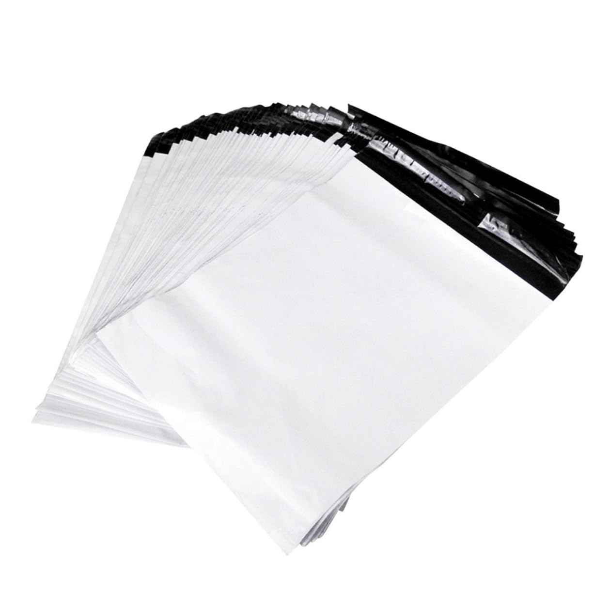 Zerodeko 100 pièces Courrier Plastique Épais Autocollants Sacs Expédition Robustes et Étanches pour Envoi Colis et Emballage Postal