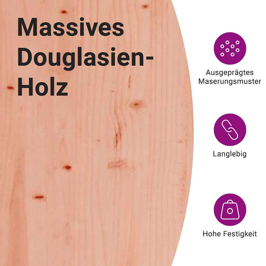 vidaXL Spielturm, Klettergerüst mit Rutsche Schaukel, Kinder Kletterturm mit Holzdach, Spiel-Zubehör für Garten, Holz Spielplatz, Massivholz Douglasie