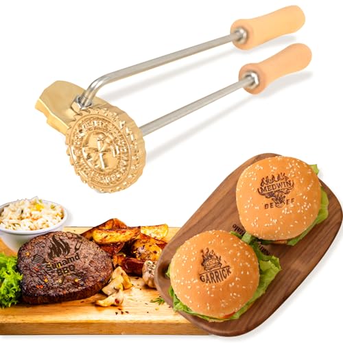 Hierro de marca personalizado para hamburguesas y carnes
