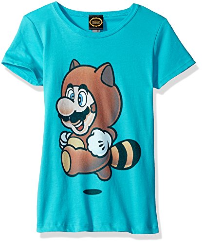 Nintendo Girls' Super Mario Tanooki Mario Yeah Graphic Tee - Main Image