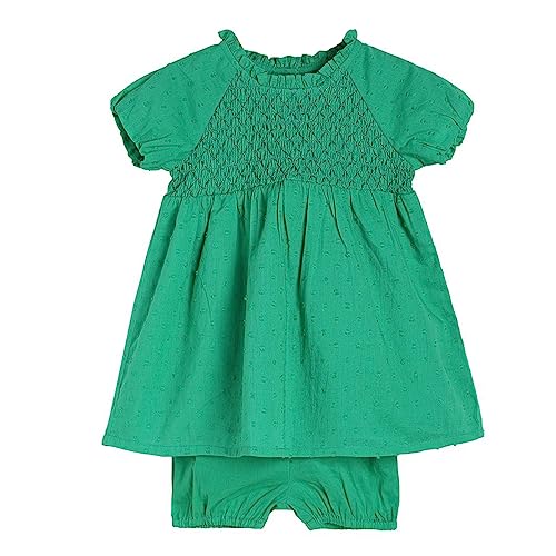 Image of miniklub Baby Strap Sleeveless Woven Polyester Dress (Hot Pink Color)