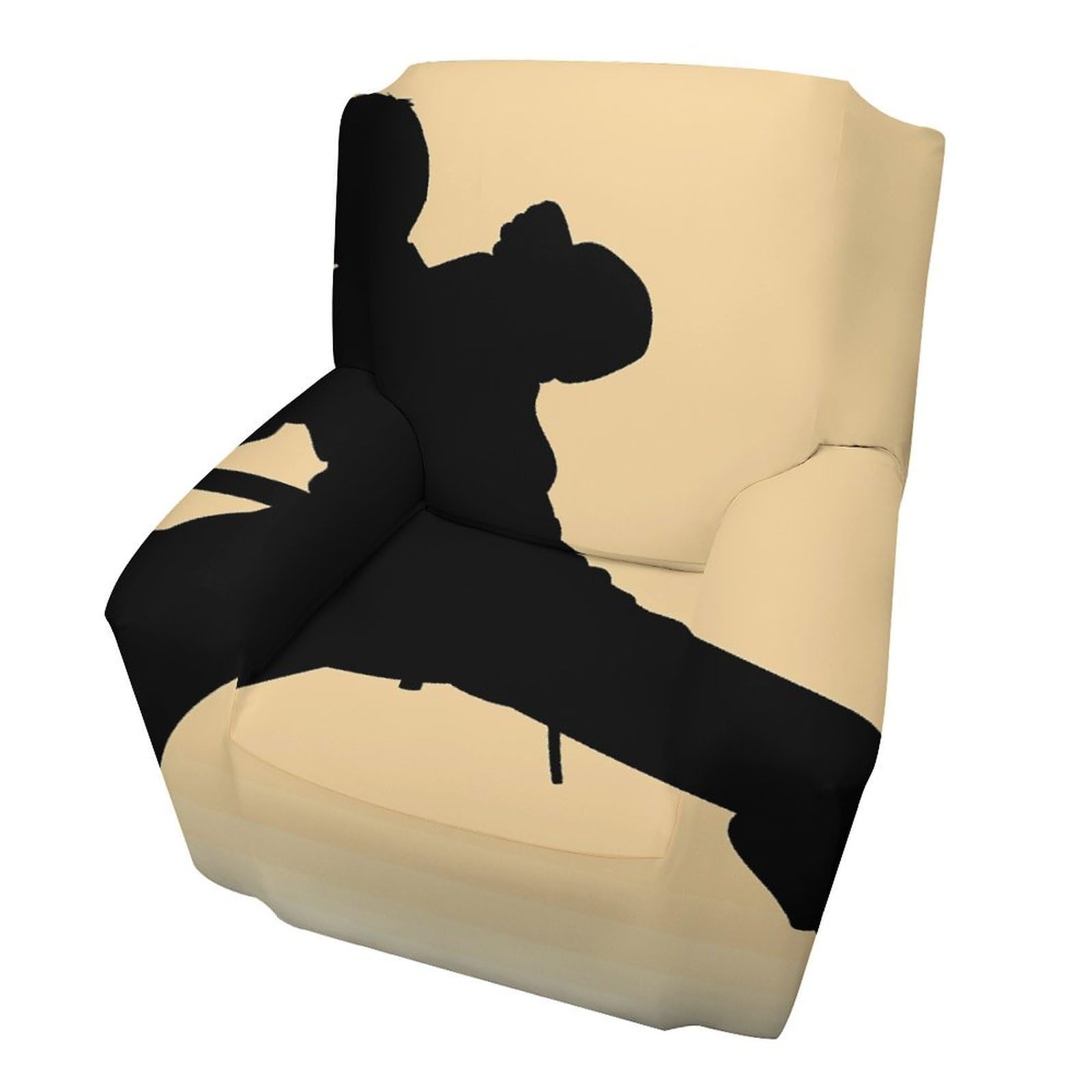 Fekiloot Men's Style Karate Silhouette Couch Cover Sofa Cover Sofa Slipcover