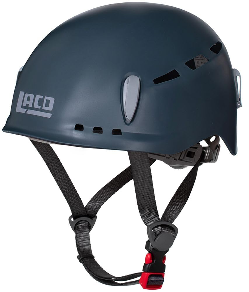 LACD Klettersteigset Ultimate Ferrata S mit mit Swivel (Drehwirbel) + Helm Protector 2.0 Midnight + Klettergurt Start 2.0 (Grösse S Taillenumfang = 68-100cm, Beinumfang = 40-60cm)
