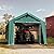 Carport Canopy 12'x20' Heavy Duty Portable Garage with 4 Roll-Up Doors and 4 Windows Waterproof Canopy for Car, Truck, Boat, Green