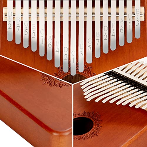 CONJURER Kalimba – Piano à pouce 17 touches, Marimba, outil professionnel, Mbira (rétro) - Les Beatles, Paul McCartney, John Lennon, RIngo Starr, George Harrison CONJURER Kalimba - Piano à pouce 17 touches, Marimba, outil professionnel, Mbira (rétro) – Image 7