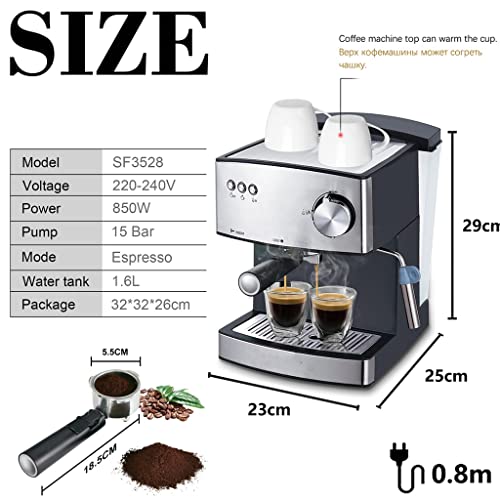 Cafetera Semiautomática con Tanque de Agua Transparente miniatura 5