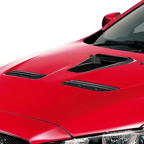 Miniatura 5 de Q1-TECH, JDM Racing V-Style - Kit de cuerpo de fibra de carbono compatible con Mitsubishi Lancer Evolution 10 X 2008-2015, decorativo y funcional