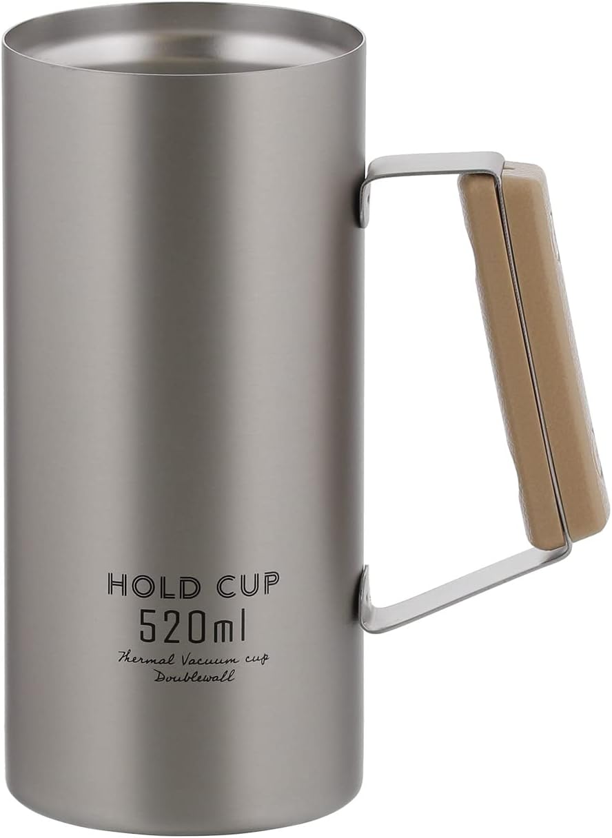 Bestco NQ-0007 HOLD CUP Can Holder, Tumbler, Cold Retention, Beer, 16.2 fl oz (520 ml), Stainless Steel, Pearl Metal