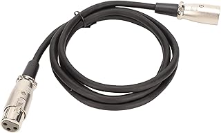 Cabo de Som XLR Macho para Fêmea de 3 Pinos Sem Perdas e Ruído HiFi Cabo de Som XLR para Alto-falante de Microfone
