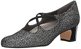 Trotters Women's Jamie Dress Pump, Black/Silver 23, 11 M US