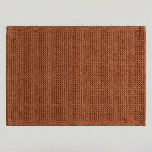 Image of FINGERCRAFT Kitchen Cloth 100% Soft High GSM Cotton Fabric Kitchen Towel, 20 x 30 Inches Perfect Size for Kitchen Uses, Set of 6, Multipurpose Use as Dish Towel, Bar Towel (Monk Robe)
