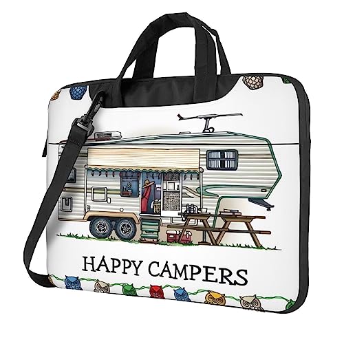 Sac ordinateur portable étanche DEHIWI Happy Camper1 pour protéger votre PC de la pluie