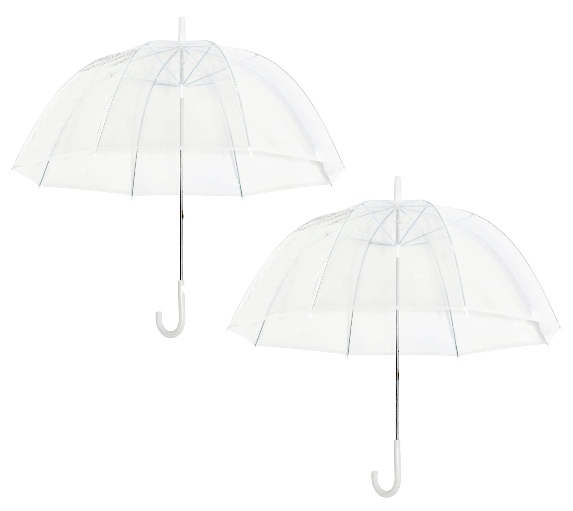 Home-X - Clear Bubble Umbrella, Durable Wind-Resistant Umbrella with Sturdy Bubble Design that Won’t Flip Inside Out, For Men and Women of All Ages