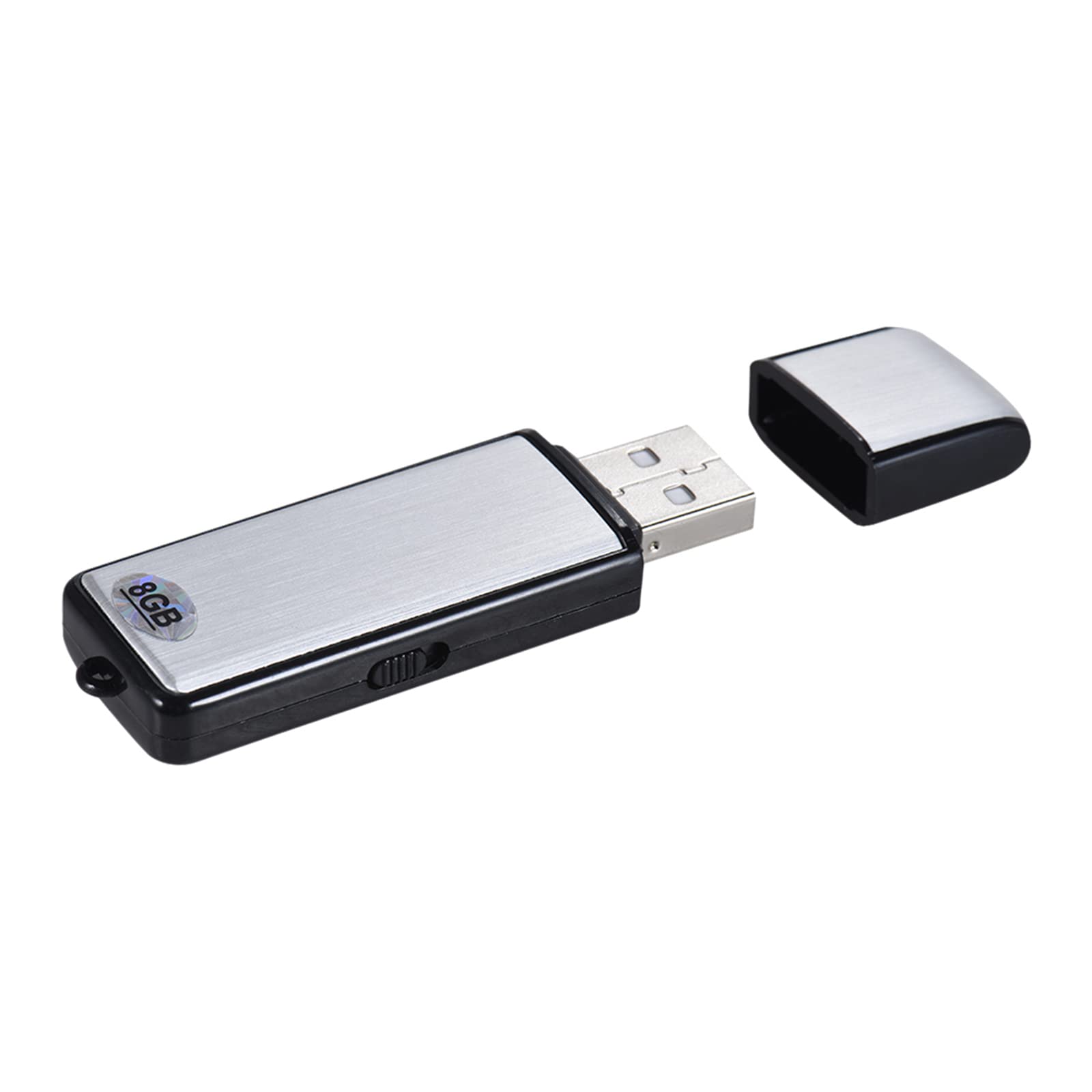 LUCHONG Voice Recorder,8GB USB Digital Audio Voice Recorder USB Disk Flash Drive Memory Stick 18 hours Recording Rechargeable for Office School - Image 3
