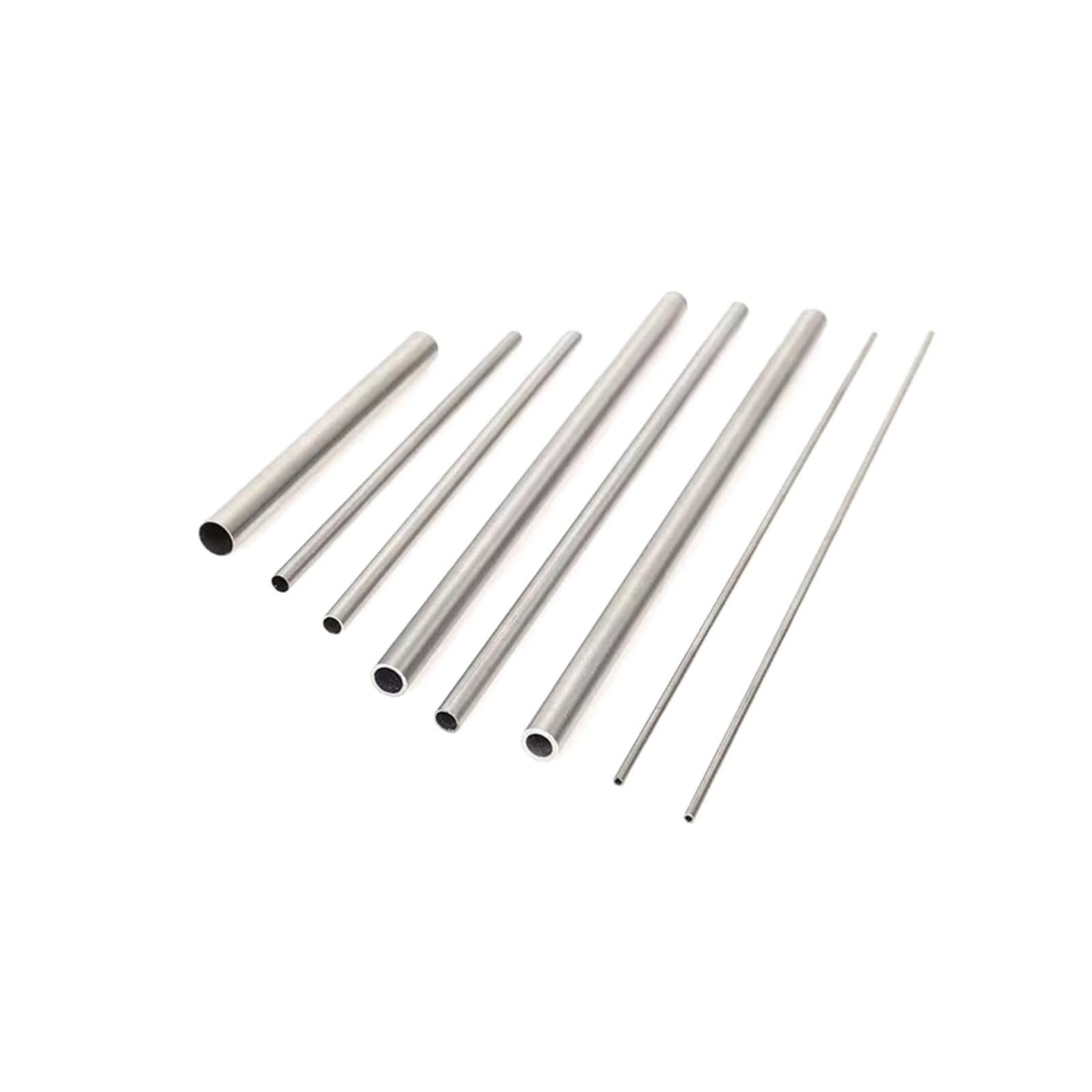 Lvselingi 2Pcs Length 500Mm 2-8Pcs Metal Tube Stainless Steel Pipe 304 Capillary Outer Diameter Od 6.5Mm Wall Thickness 0.2Mm .25Mm .3Mm 8Mm 1Mm Cheerfully(Thick 0.3Mm,)