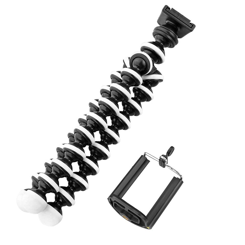 Ecomaholics Gorilla Pod Tripod (13 Inch) with Phone Holder | Good for Smartphones, DSLR & Action Cameras/GoPros
