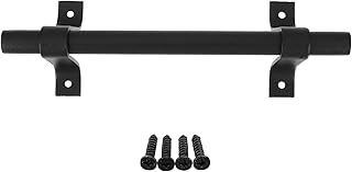 VILLCASE Cabinet Door Knobs Barn Door Handle Barn Door Handle, Carbon Steel Gate Handles, Heavy Duty Door for Sliding Barn Door Gate Garage with Screws Barn Door Handles Sliding Door Handle