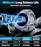 LIGE Smart Watch for Men Answer/Make Call for Android iOS, 1000mAh Battery/Flashlight, 1.85'' HD Military Smartwatch with 100+ Sports Modes, Heart Rate Sleep Monitor, IP68 Waterproof Fitness Tracker - Image 4