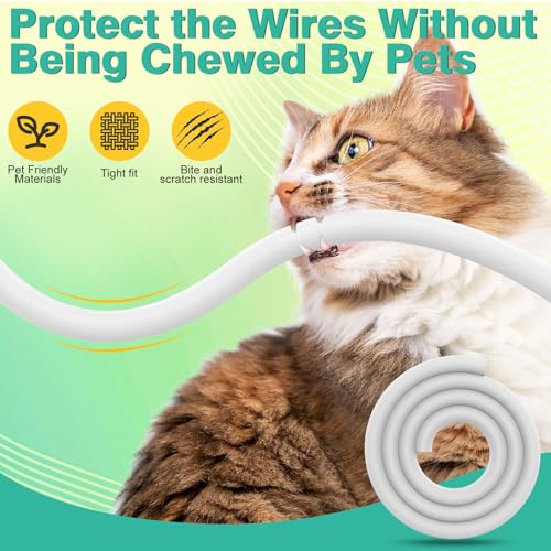 REFLYING Dog and Cat Cord Protector 3 Meters-12.7mm, Cable Tidy Sleeve, Protect Wires from Pets Chewing - Image 4