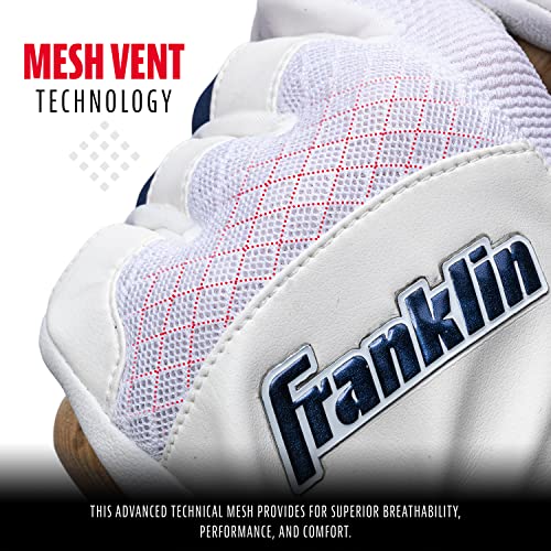 image for Franklin Sports MLB Baseball Batting Gloves - Shok-Sorb X Batting Glov
