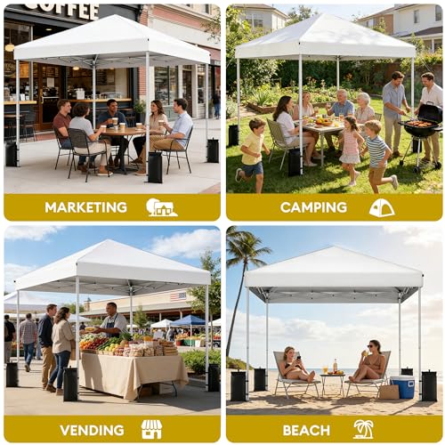 SANWAY 10x10 One Push Canopy Tent