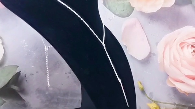 Silver Y Necklace for Women Gold Tiny Y Shaped Dainty  on Amazon Live