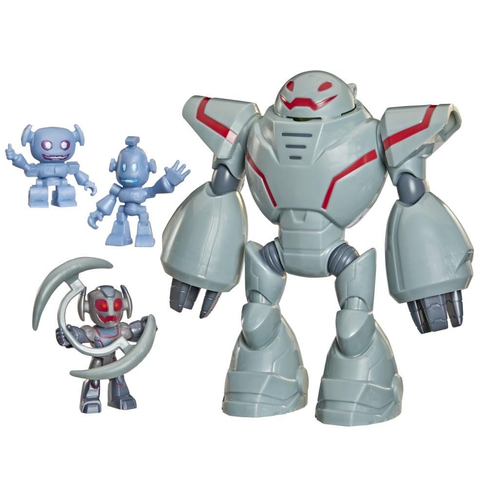 Disney Jr. Series Marvel's Iron Man and his Awesome Friends Ultron Giant-Sized Armour, 7.6 cm Marvel Action Figure, Super Hero Toys, Figures, Ages 3+