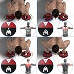READAEER Push Up Bars, Rotating Handle Design with Bearings for Smooth, Effortless for a Wider Range of Motion, Handle Rotation, Wide Grips with Non-Slip Rubber Pads for Comfort Exercise - Image 4