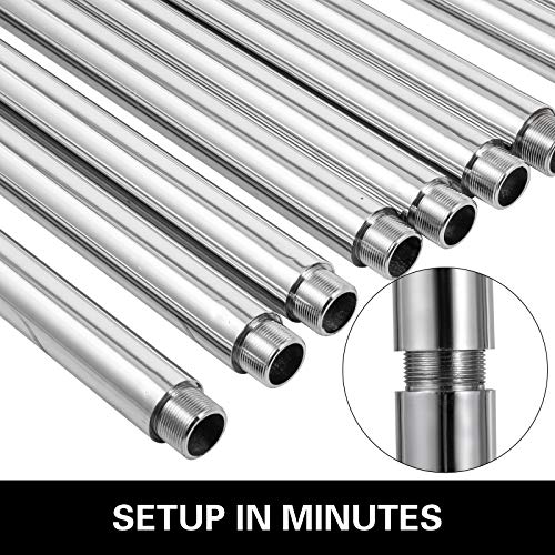 VEVOR Aerial Yoga Frame, 9.6 FT Height Yoga Swing Stand, Max 250kg/551lbs Steel Pipe Inversion Yoga Swing Stand Yoga Rig Yoga Sling Inversion Equipment for Indoor Outdoor Aerial Yoga