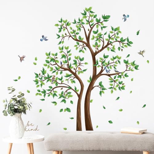 Vinilos Decorativos 3D Árbol y Pájaros 39.4x31.5 in miniatura 4